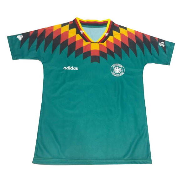 Camiseta Alemania Replica Primera Ropa Retro 1994 Verde